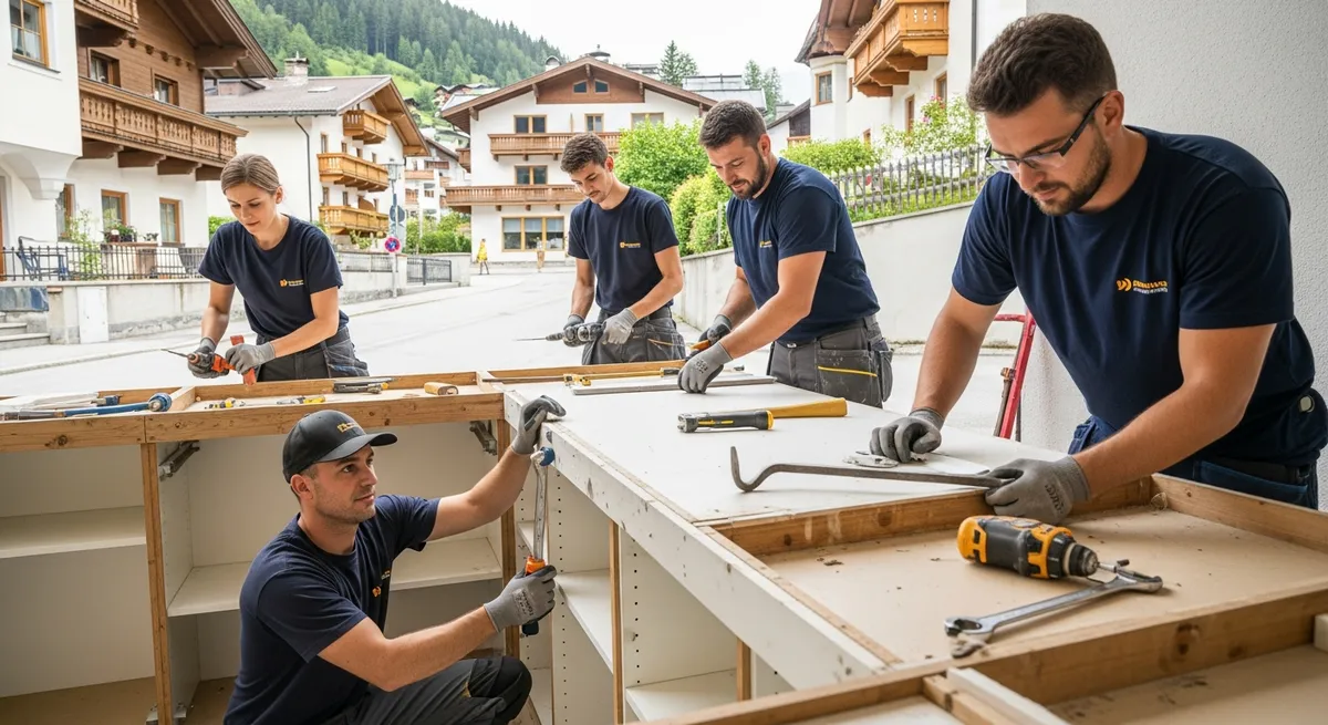 Demontage festverbauten Inventars in Mösern | Top-Qualität von Entrümpelung Tirol